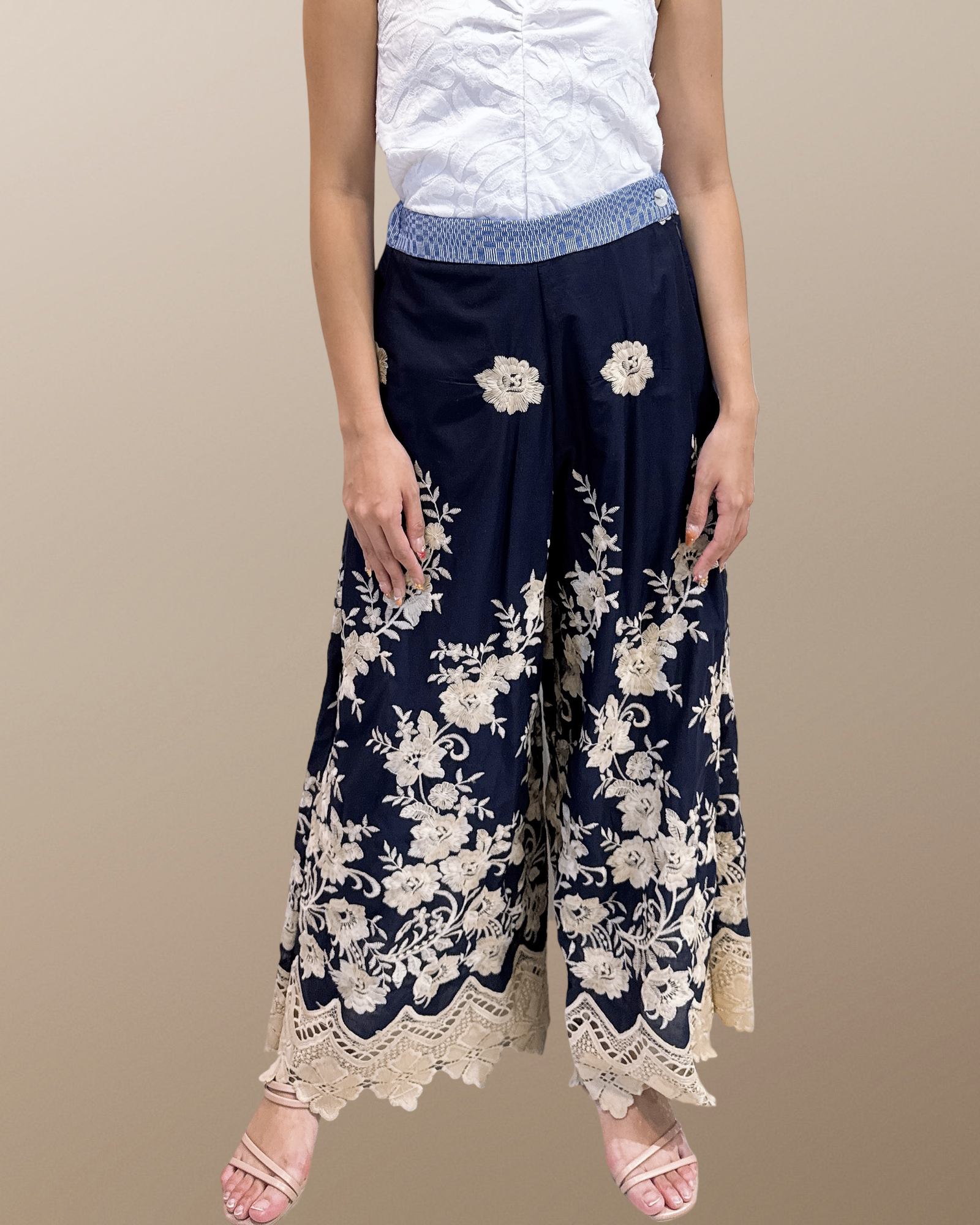 Amira Pants (Navy Blue)
